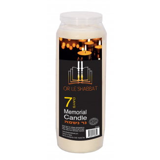 7 Days Candle Plastic
