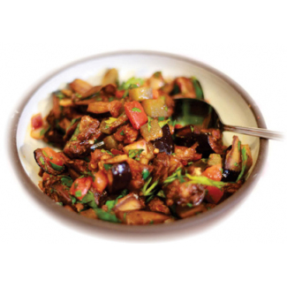 Spanish Style Chunky Eggplant Salad